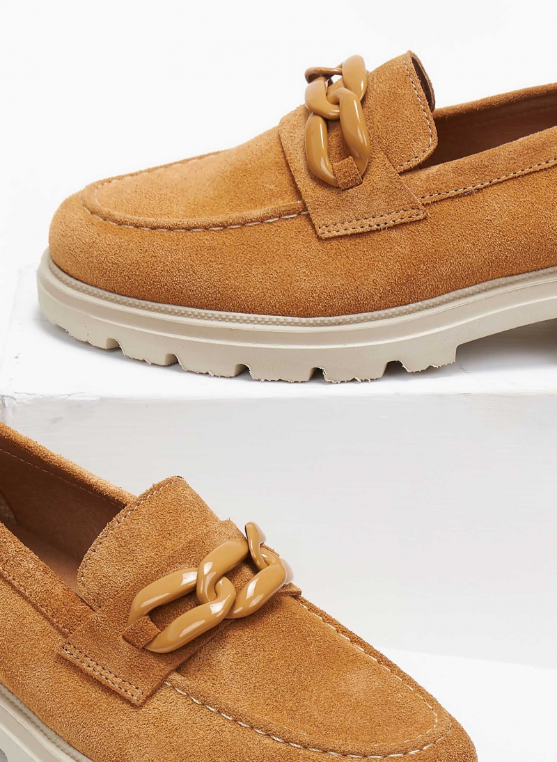 Loafers καστόρινα με κρίκους Ragazza 0528