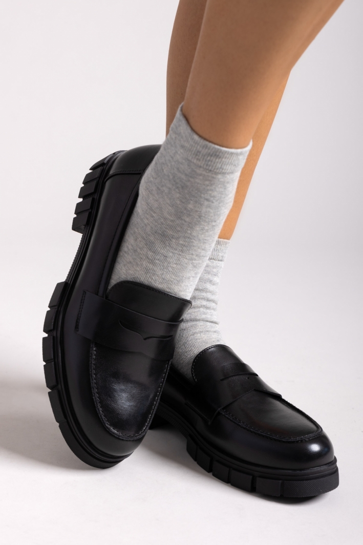 Loafers με chunky σόλα