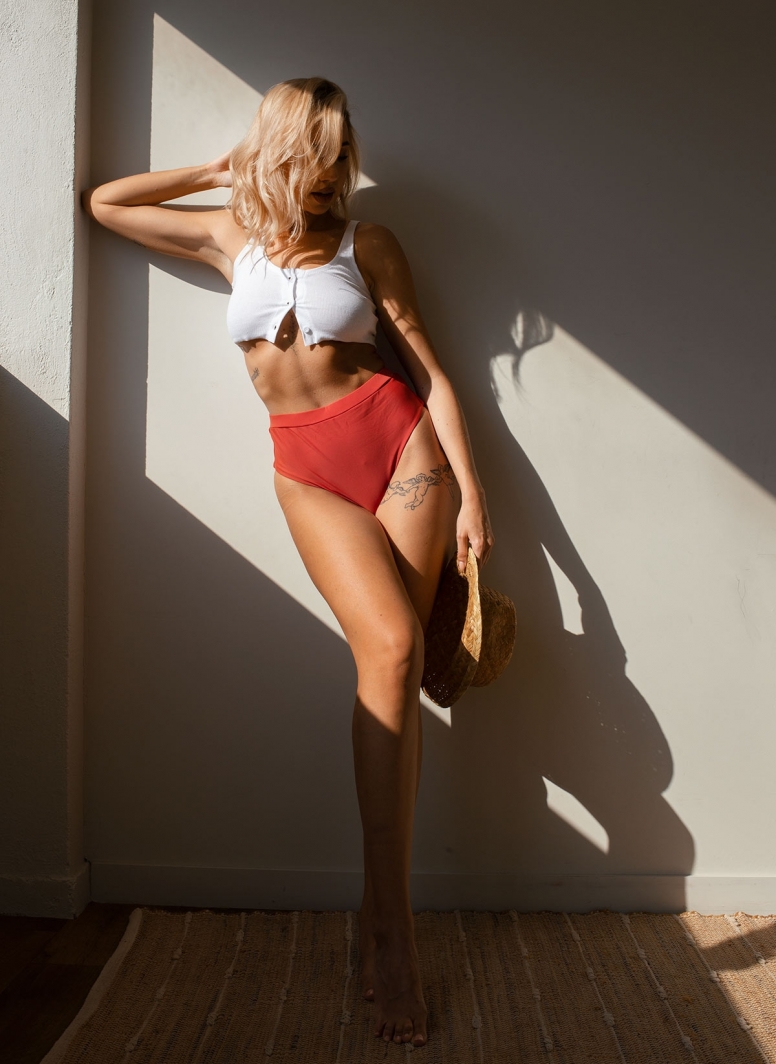 Μαγιό highleg slip