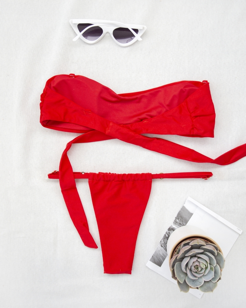 Μαγιό σετ μπικίνι strapless