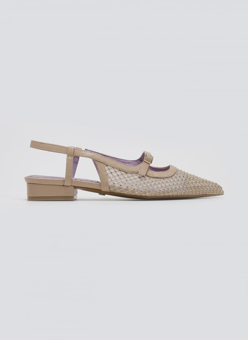 Μπαλαρίνες μυτερές slingback με διαφάνεια MARIAMARE