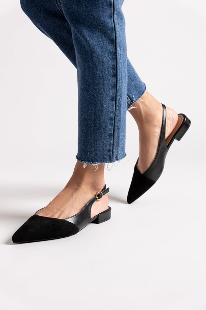 Μπαλαρίνες slingback μυτερές