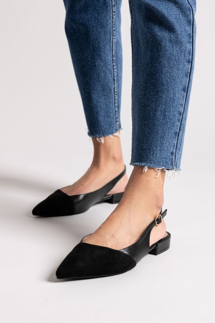 Μπαλαρίνες slingback μυτερές
