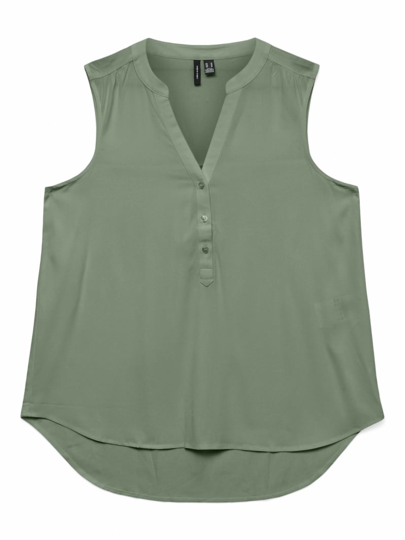 Μπλούζα αμάνικη με κουμπιά Vero Moda 10326002