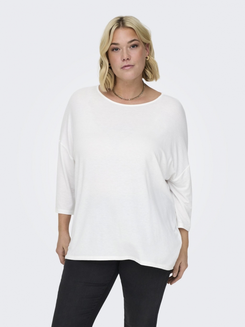Μπλούζα με ανοιχτή λαιμόκοψη Carmakoma Plus size 15229806