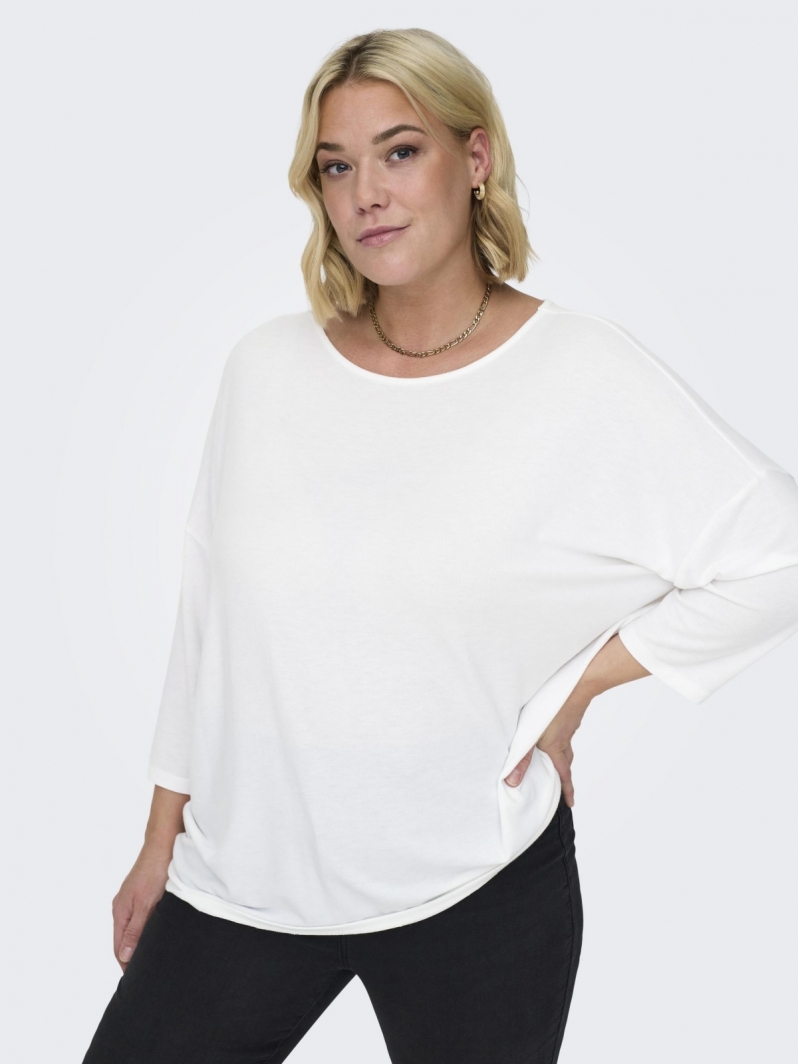 Μπλούζα με ανοιχτή λαιμόκοψη Carmakoma Plus size 15229806