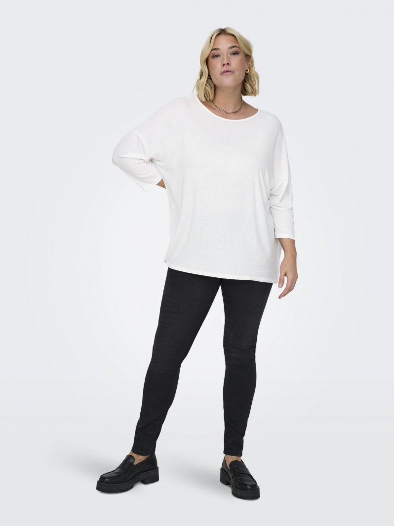 Μπλούζα με ανοιχτή λαιμόκοψη Carmakoma Plus size 15229806