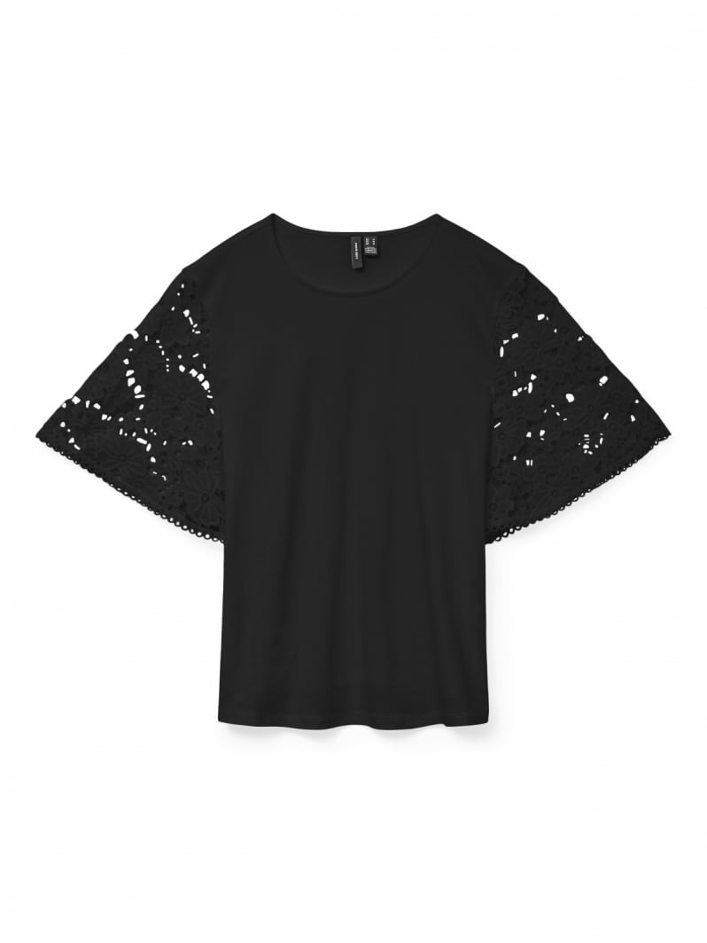 Μπλούζα με δαντέλα στα μανίκια Vero Moda 10329679