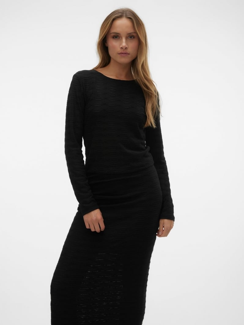Μπλουζάκι με διάτρητο σχέδιο Vero Moda 10309749