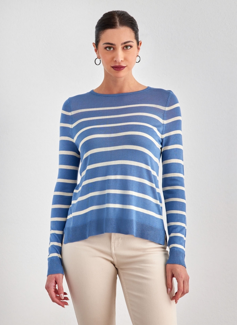 Μπλούζα με ελαφριά πλέξη ριγέ  Vero moda 10282354