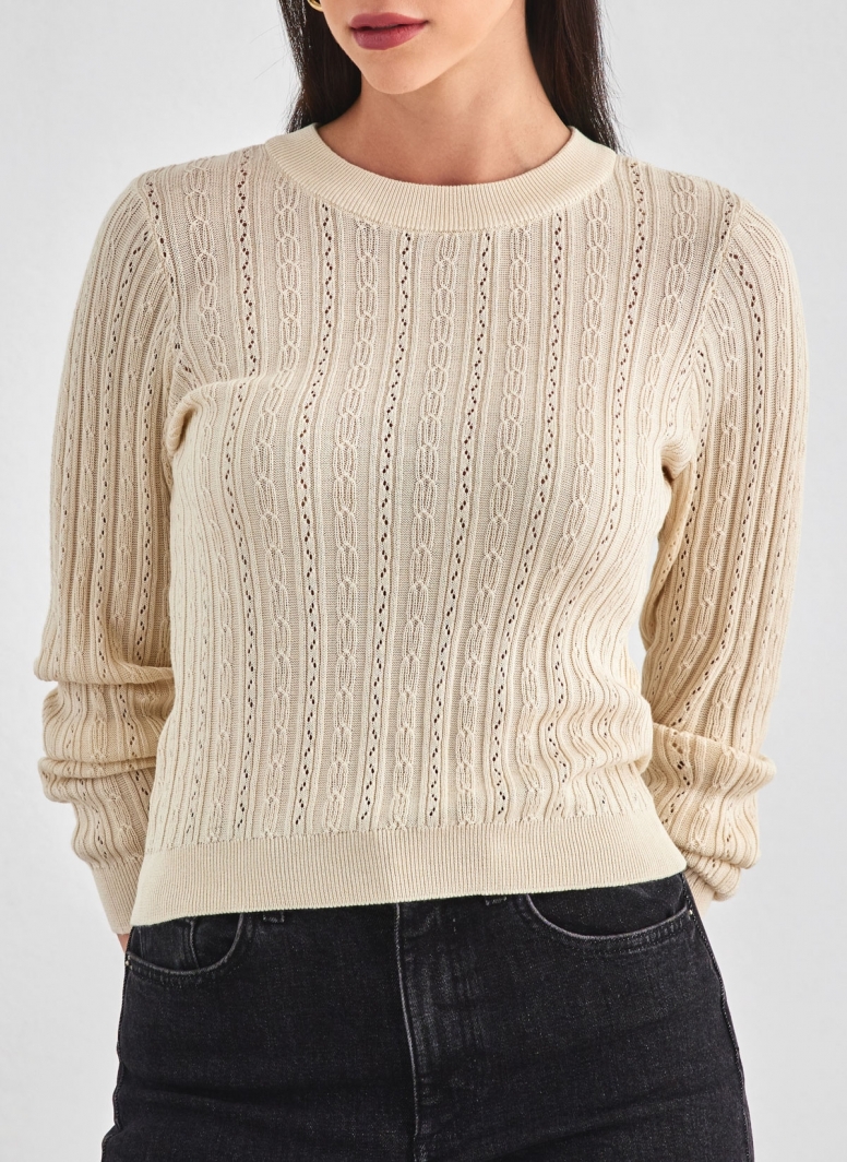 Μπλούζα πλεκτή με άνοιγμα στην πλάτη Vero Moda 10300189