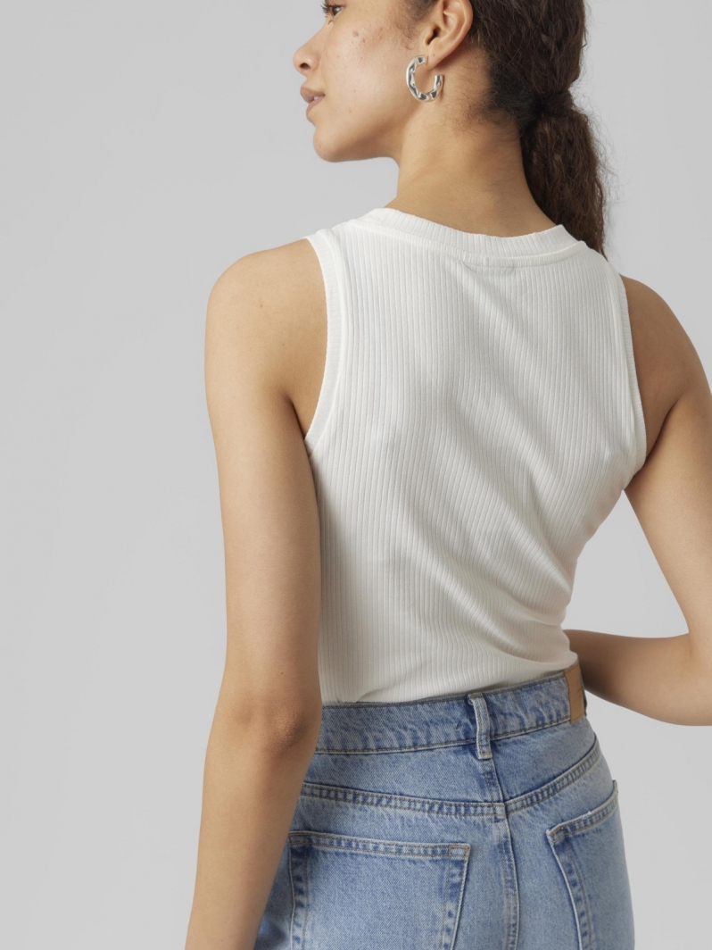 Μπλούζα ριμπ αμάνικη AWARE by Vero Moda 10275519