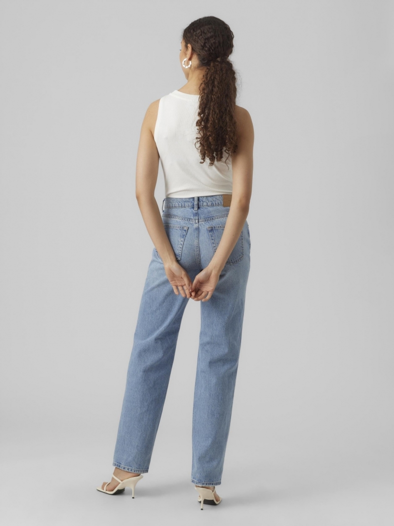 Μπλούζα ριμπ αμάνικη AWARE by Vero Moda 10275519