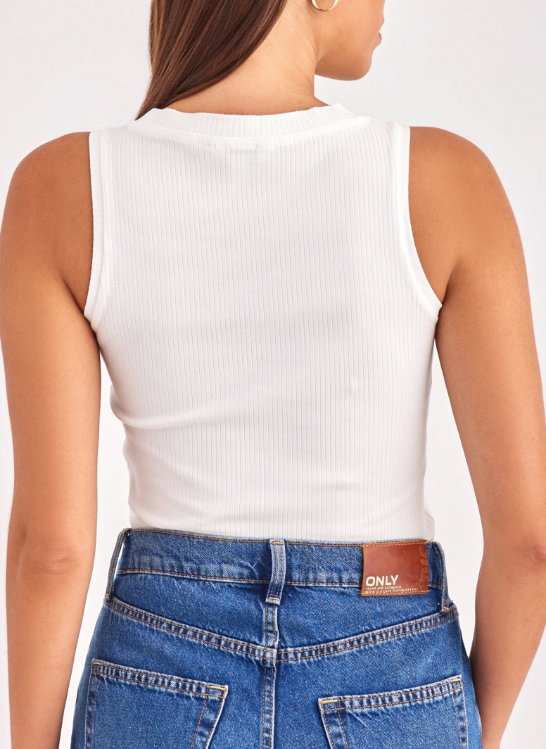 Μπλούζα ριμπ αμάνικη AWARE by Vero Moda 10275519
