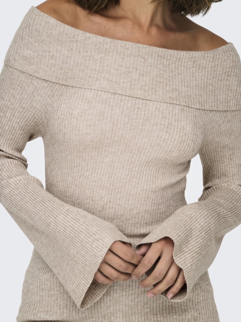 Μπλούζα ριμπ strapless ONLY 15328246