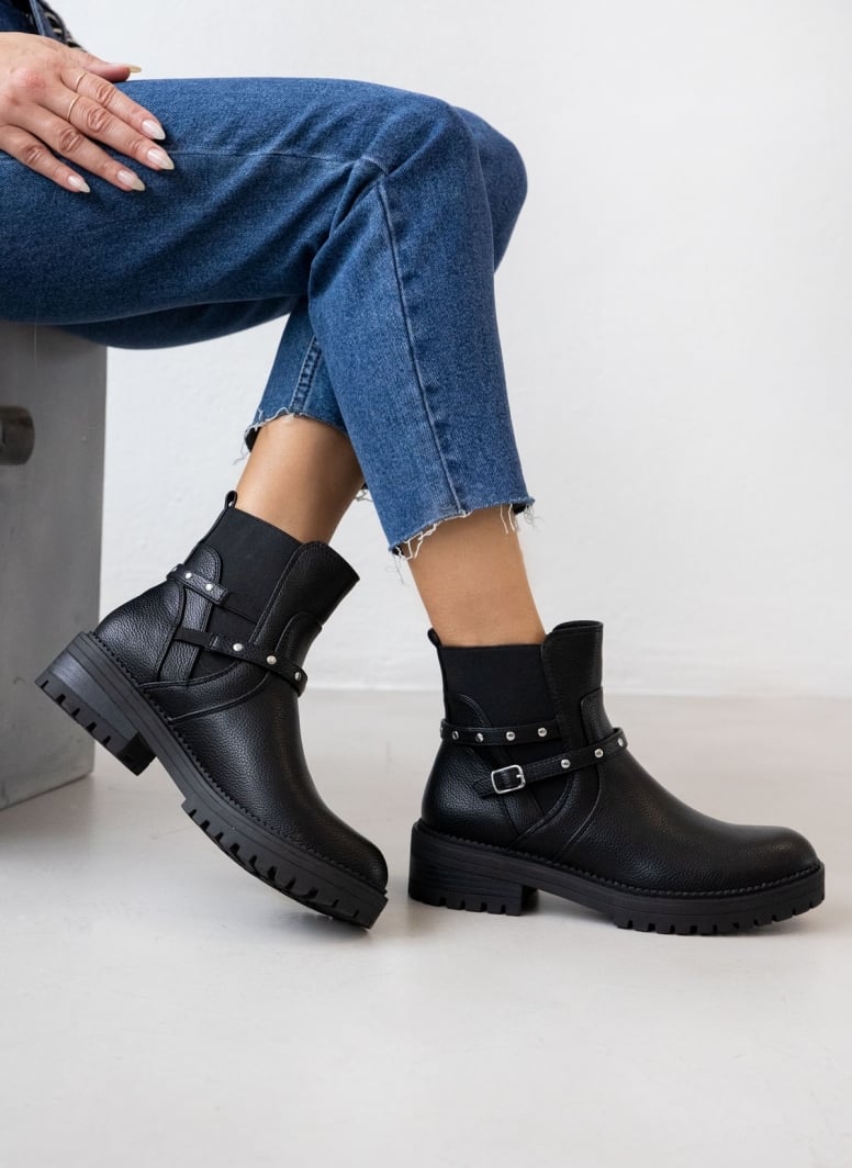 Μποτάκια biker με λάστιχο Gabi Boots 1993