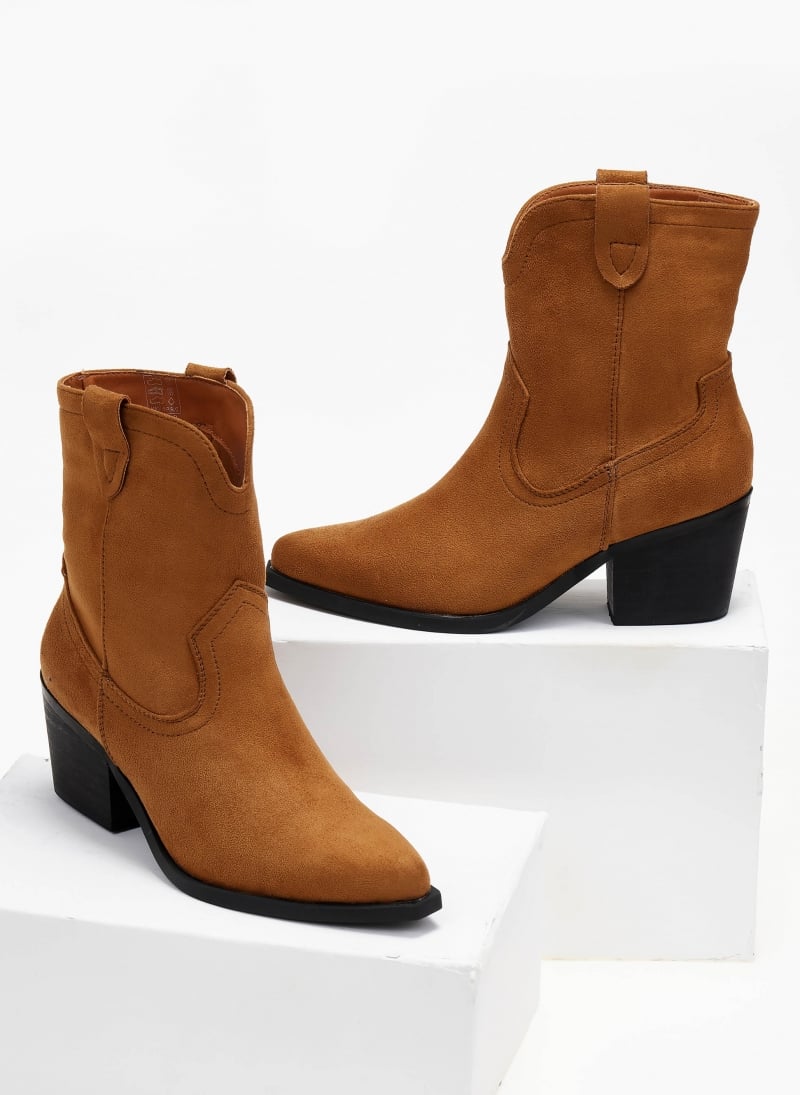 Μποτάκια suede cowboy