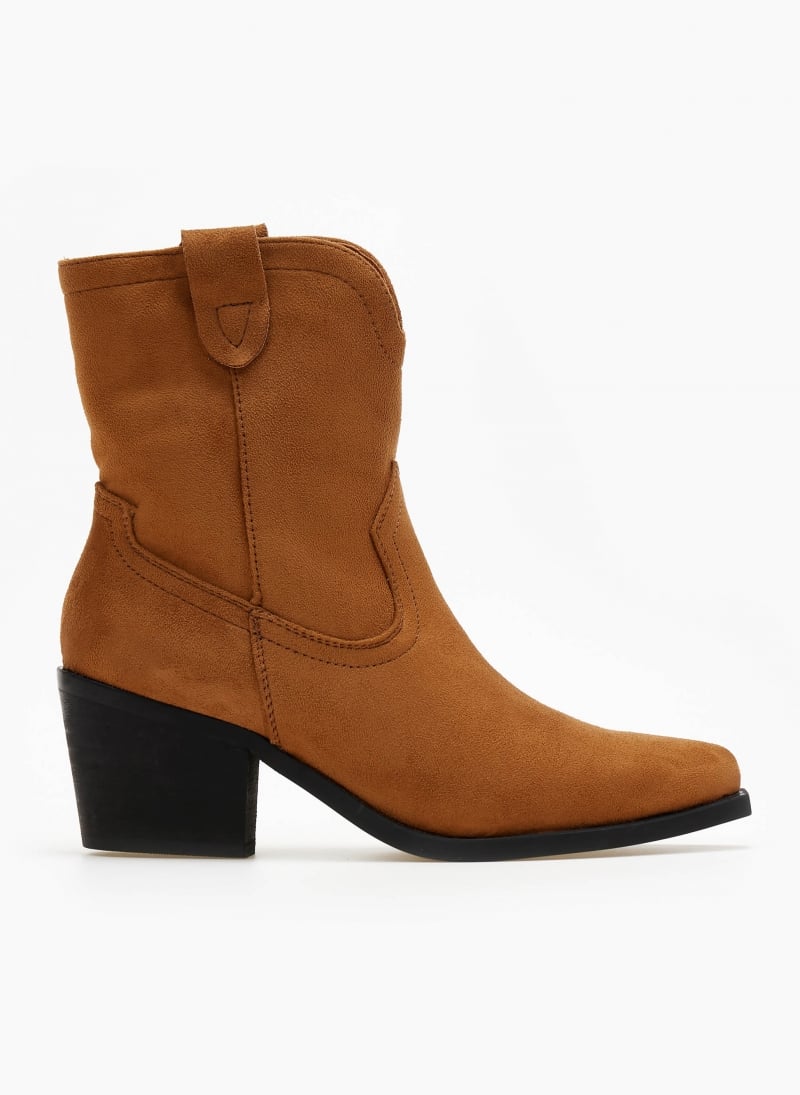 Μποτάκια suede cowboy