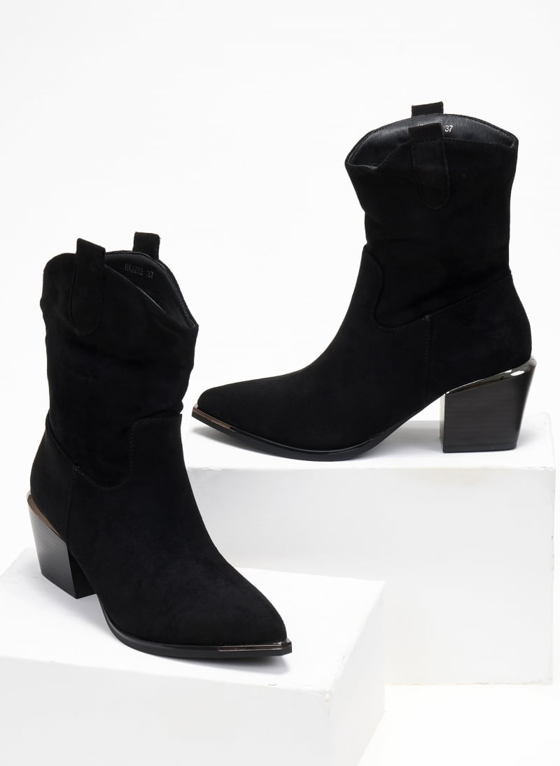 Μποτάκια suede cowboy με μεταλλικά στοιχεία Erynn
