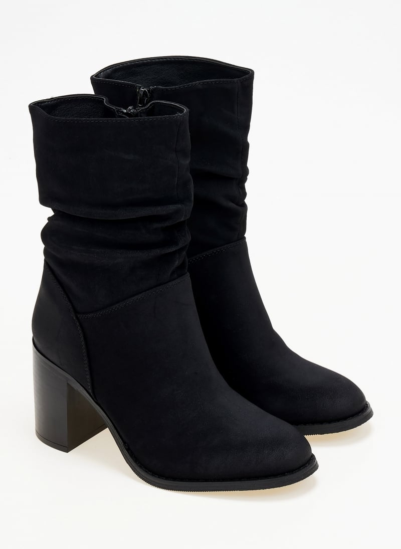Μποτάκια suede με σούρα Erynn