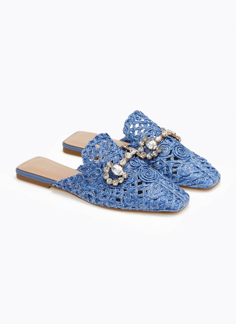 Mules κλειστά από ψάθα