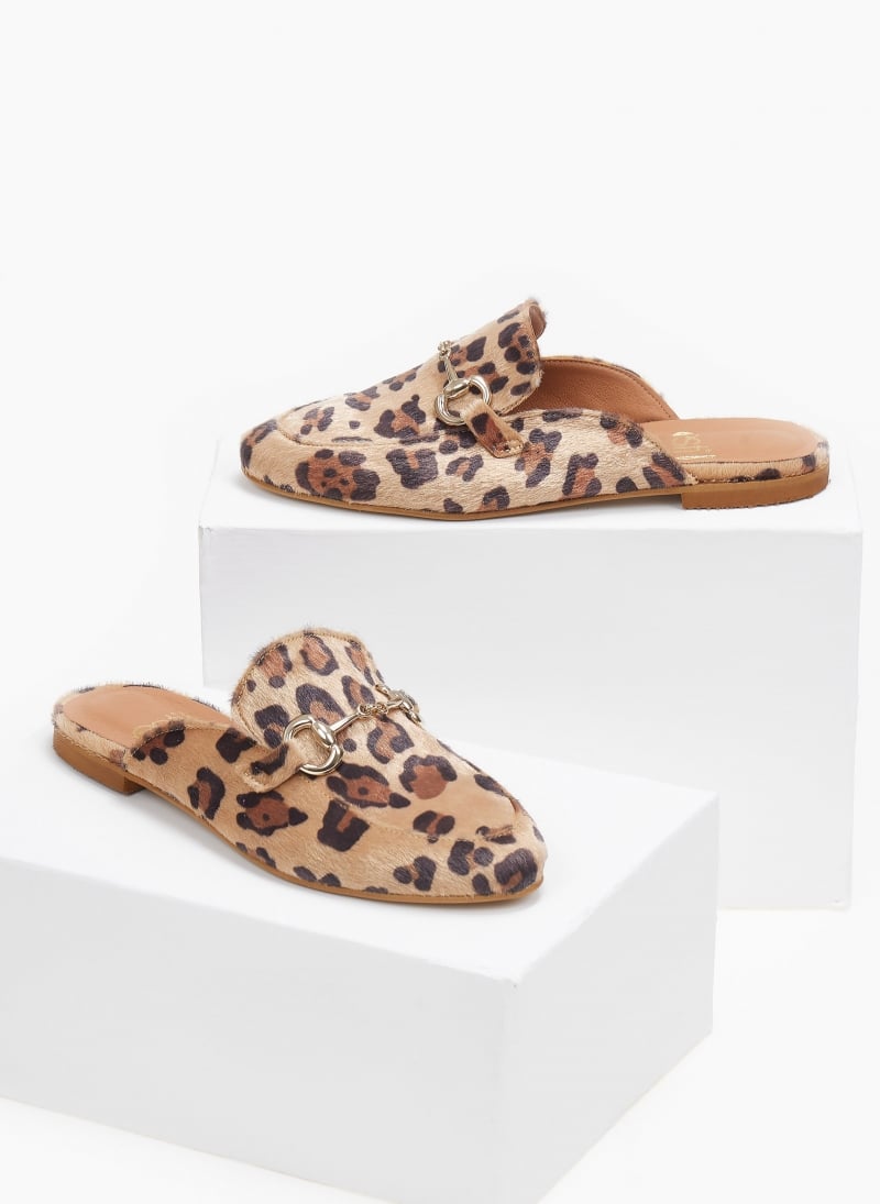 Mules φλατ με print estil