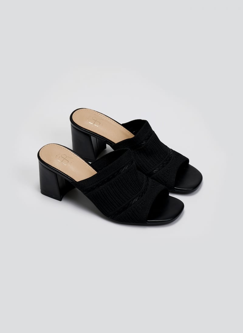 Mules με πλεκτό σχέδιο ERYNN