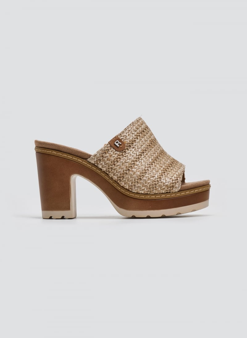 Mules με ψάθινη φάσα Refresh 172703