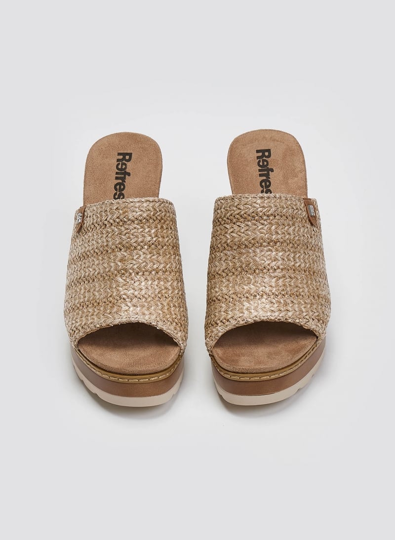 Mules με ψάθινη φάσα Refresh 172703