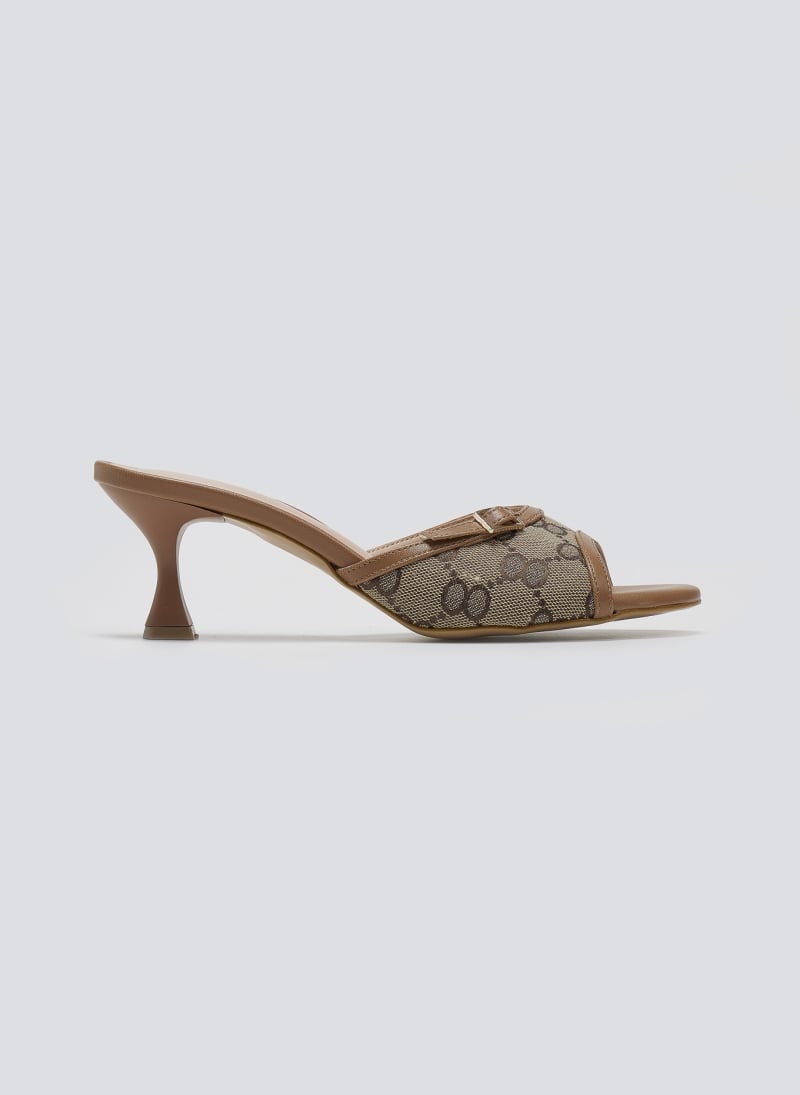 Mules υφασμάτινα με print TFP