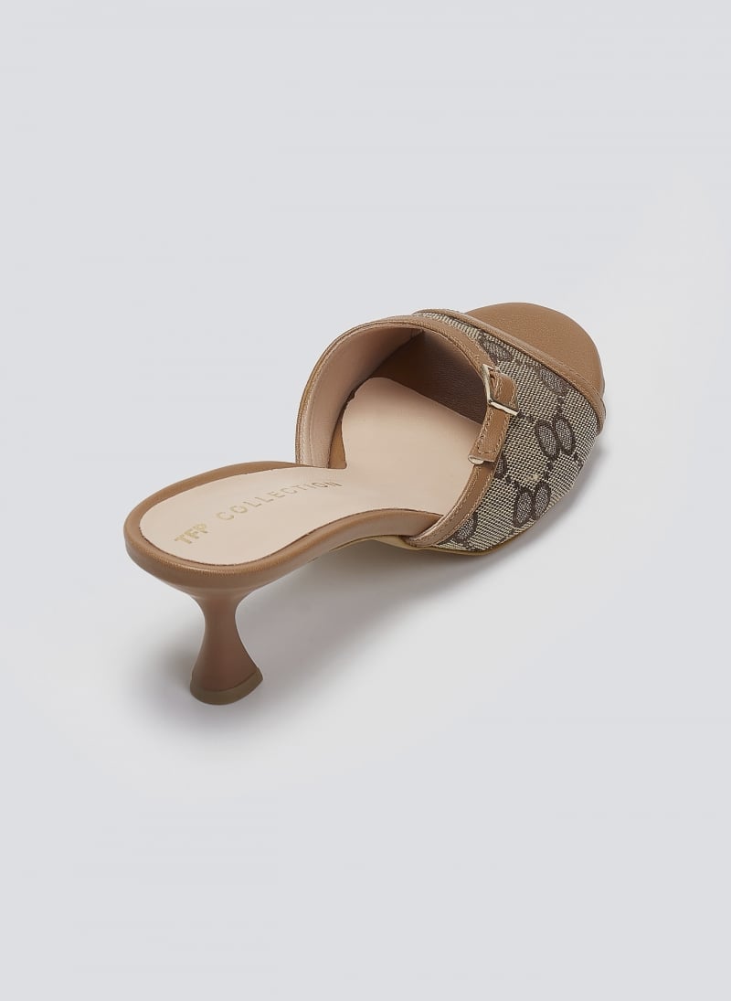 Mules υφασμάτινα με print TFP
