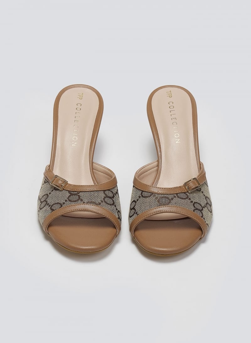 Mules υφασμάτινα με print TFP
