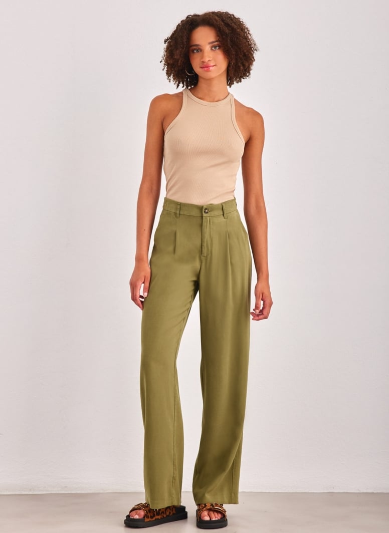 Παντελόνα ψηλόμεση wide leg ONLY 15278699