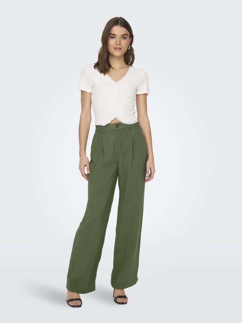 Παντελόνα ψηλόμεση wide leg ONLY 15278699