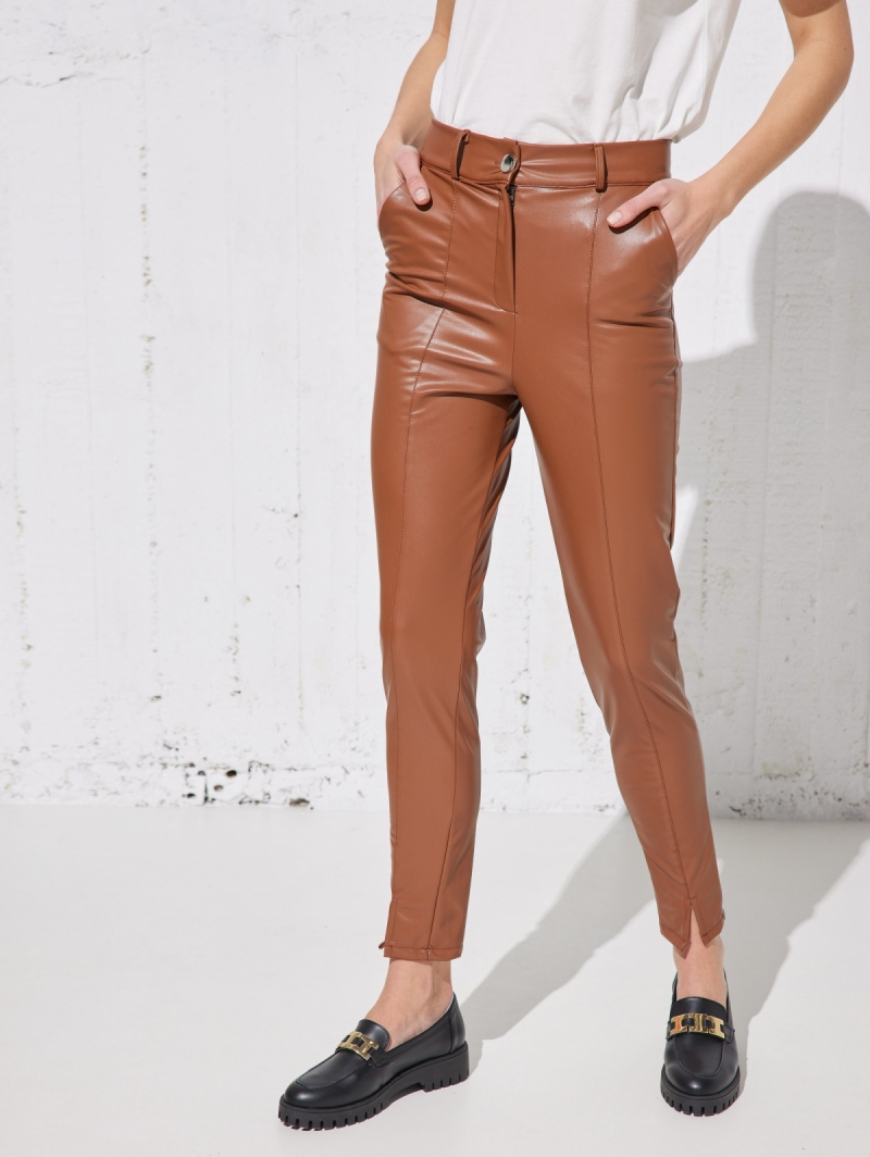 Παντελόνι skinny δερματίνη