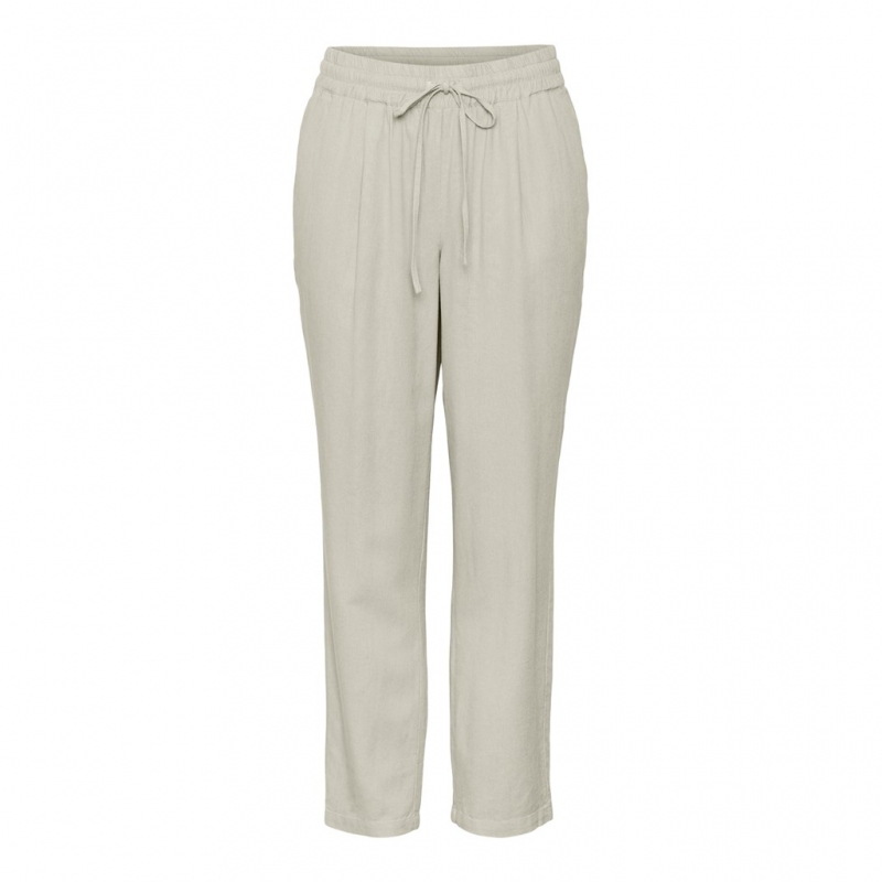Παντελόνι mid waist με λινό Vero Moda 10279691
