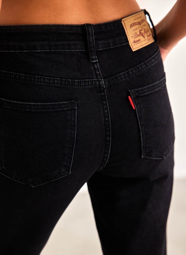 Παντελόνι τζιν high waist regular