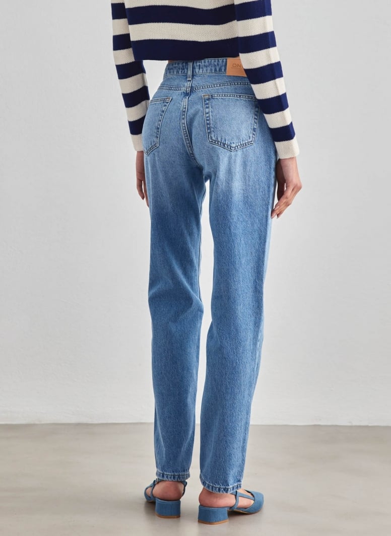 Παντελόνι τζιν midwaist straight Jaci ONLY 15296921