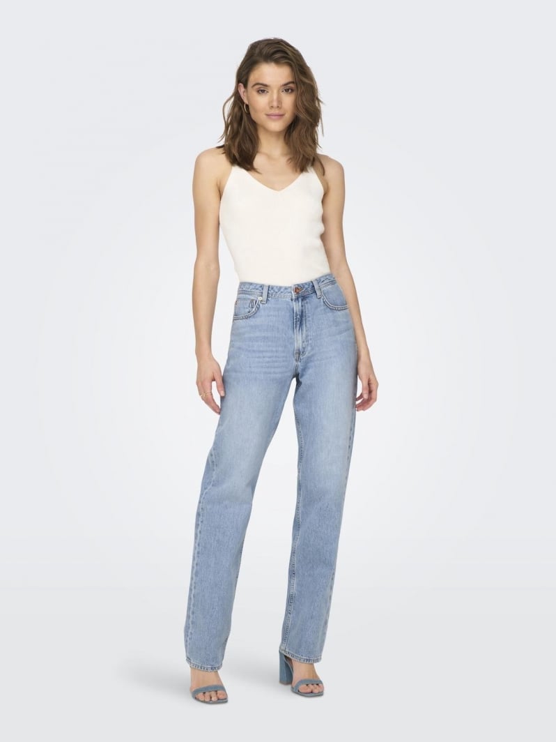 Παντελόνι τζιν midwaist straight Jaci ONLY 15296921