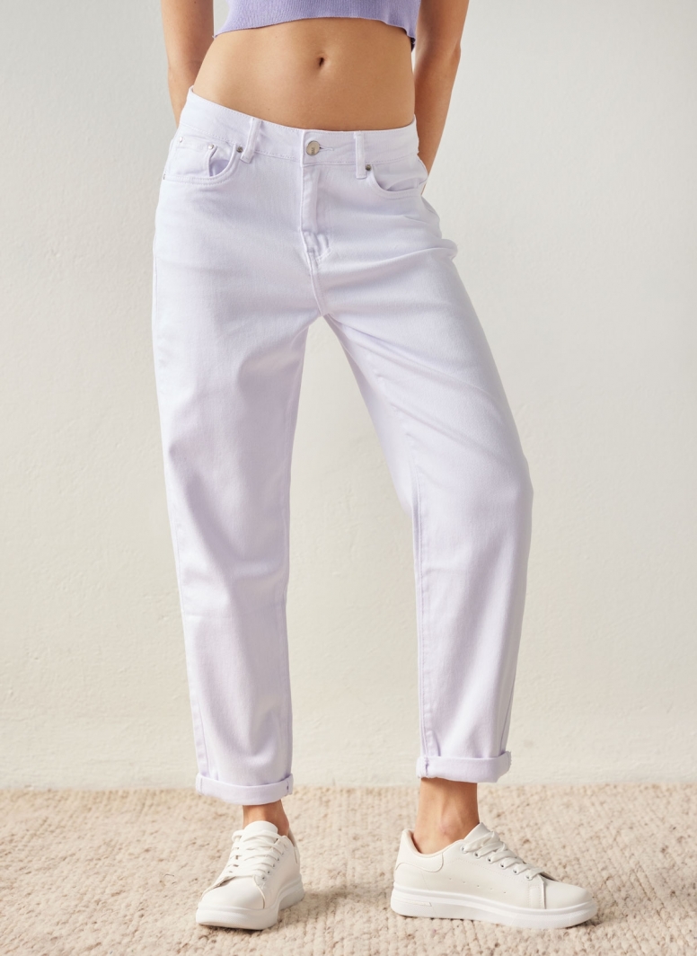 Παντελόνι τζιν mom fit