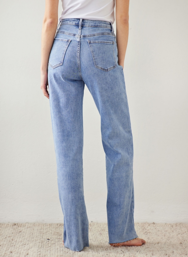 Παντελόνι τζιν wide leg