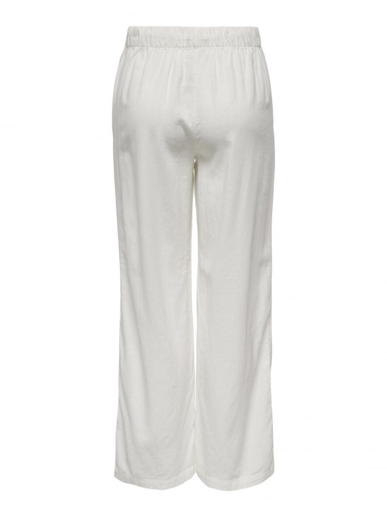 Παντελόνι wide leg με λινό ONLY 15291807