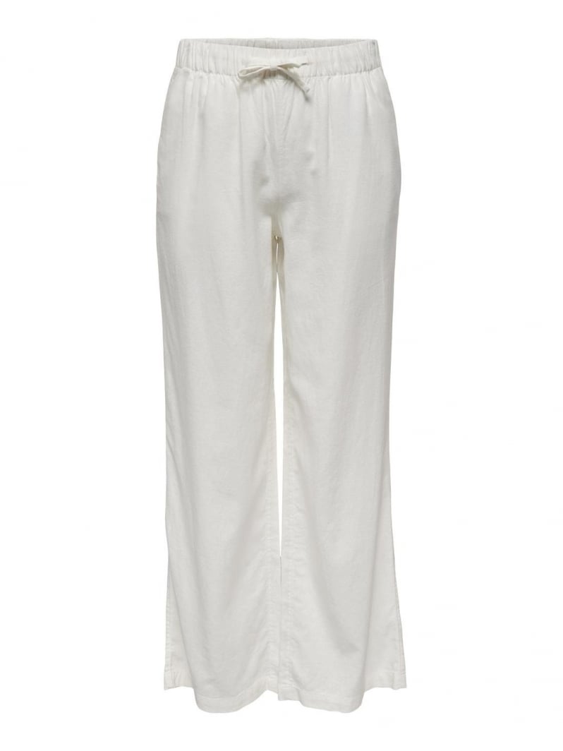 Παντελόνι wide leg με λινό ONLY 15291807