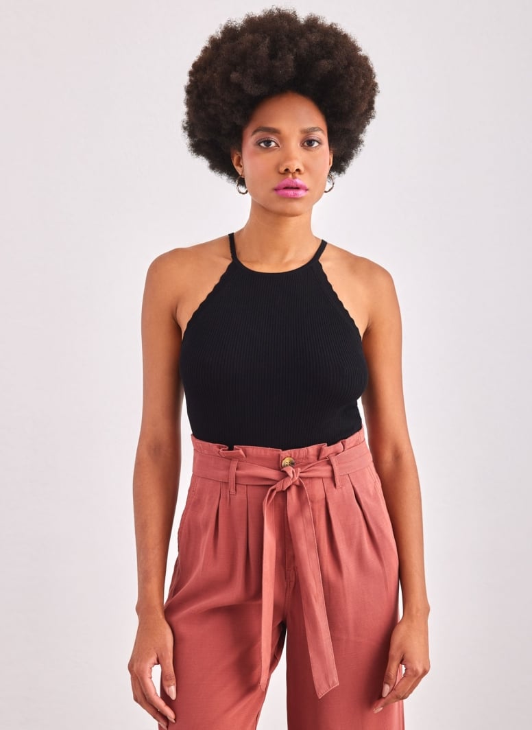 Παντελόνι wide leg με πιέτες ONLY 15198918