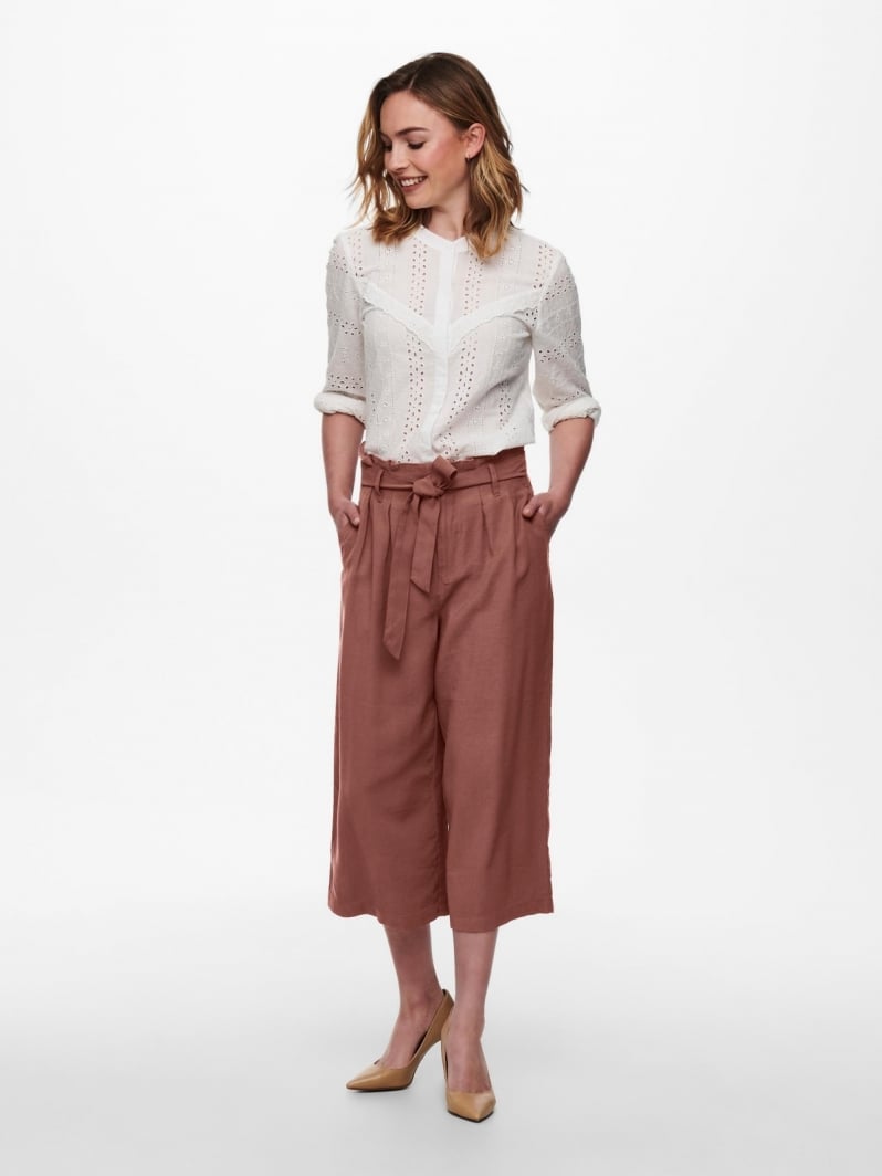 Παντελόνι wide leg με πιέτες ONLY 15198918