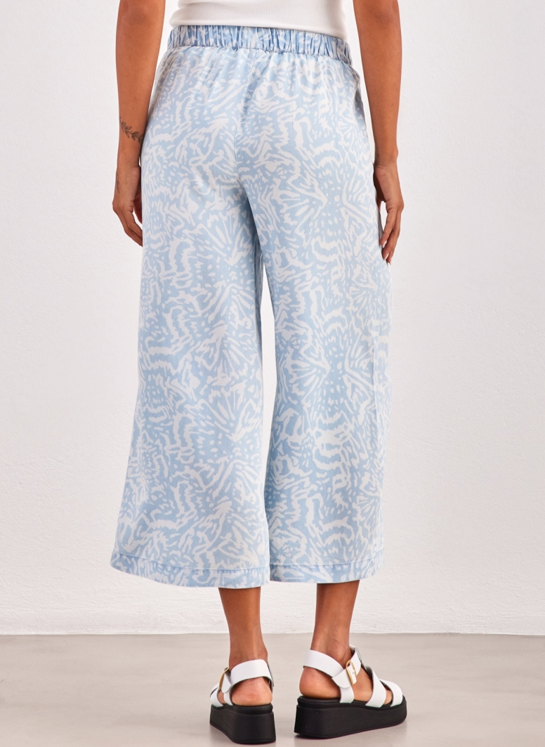Παντελόνι wide leg με print Vero Moda 10304861