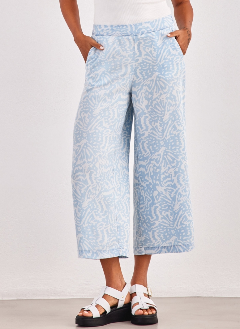 Παντελόνι wide leg με print Vero Moda 10304861