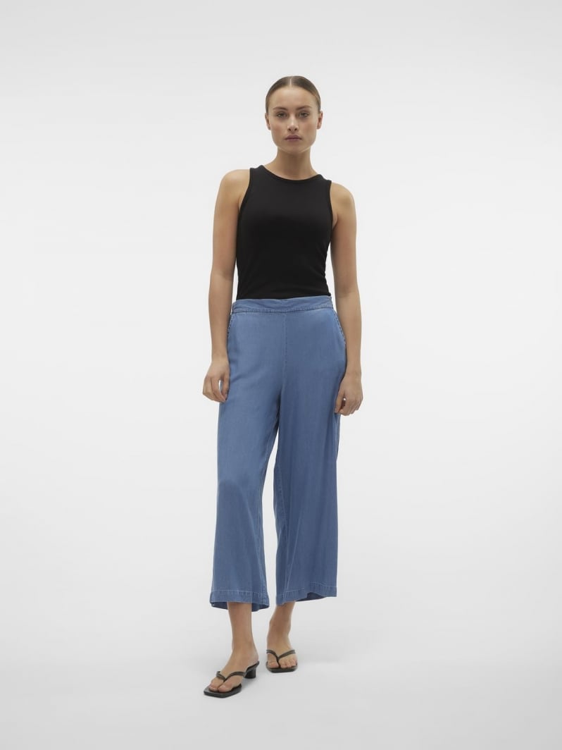 Παντελόνι wide leg με print Vero Moda 10304861