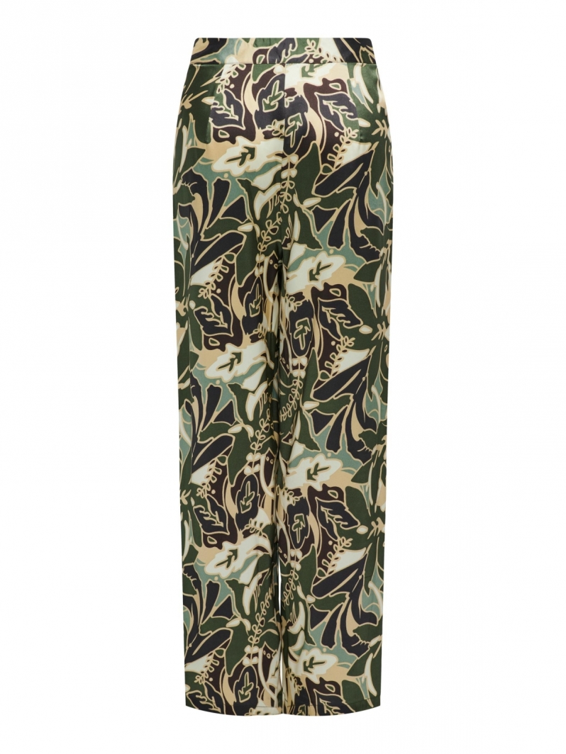 Παντελόνι wide leg σατέν με print ONLY 15315870