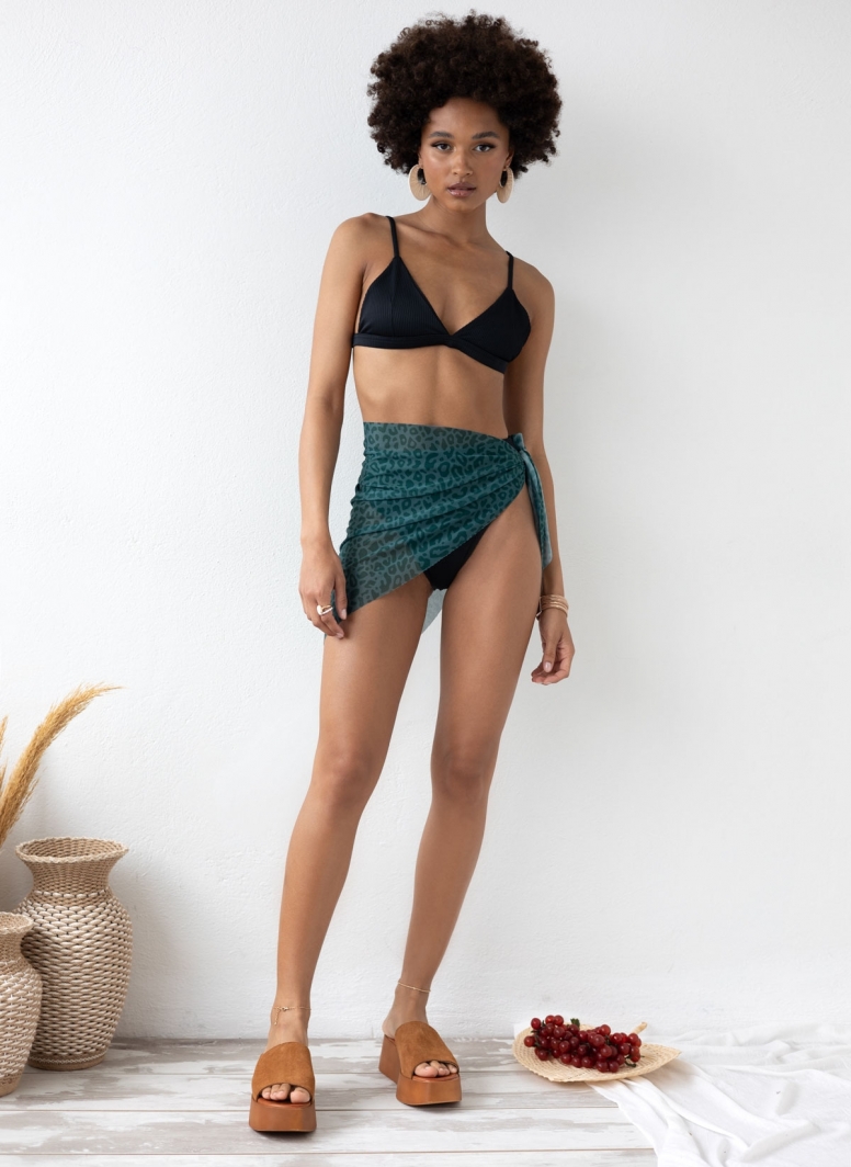 Παρεό see through με print